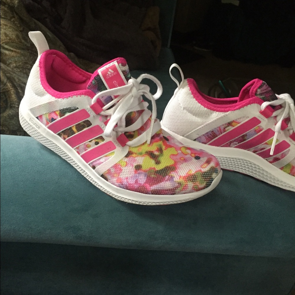 Adidas Tie Dye Fresh Bounce Famous Running Shoe